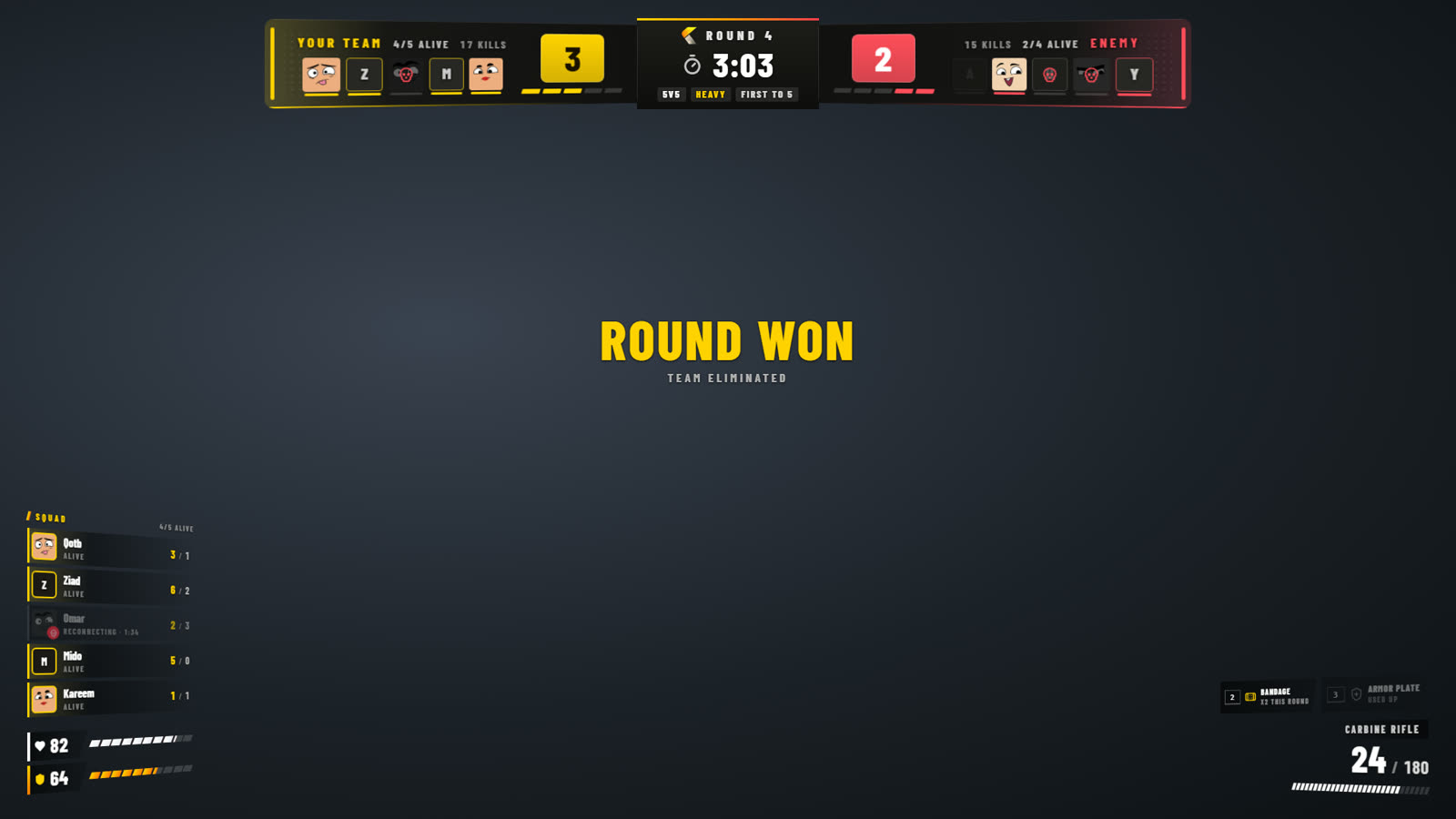 Round HUD
